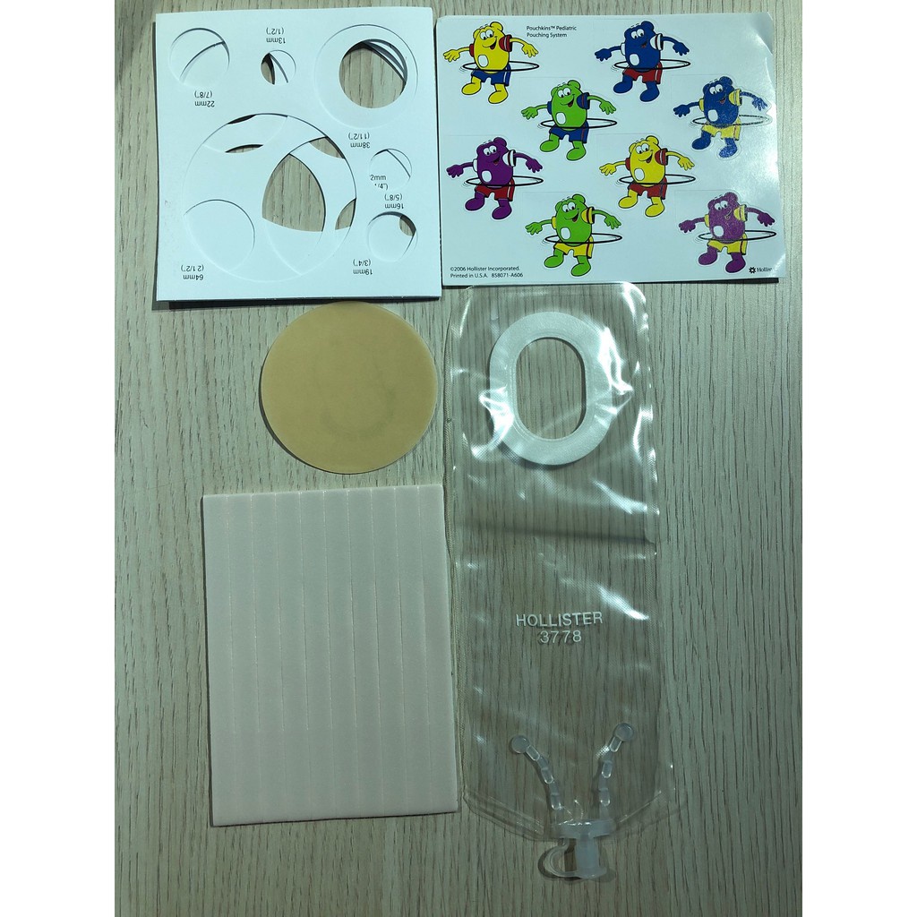 Túi hậu môn nhân tạo cho trẻ sơ sinh trẻ em nhỏ Hollister 3778 của Mỹ túi chứa phân hậu môn nhân tạo HOLLISTER 3778 mỹ