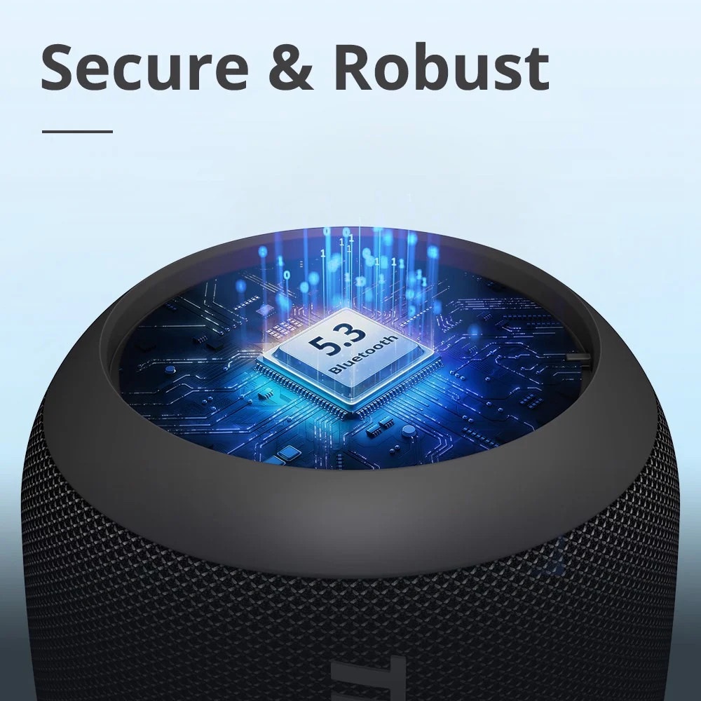 Loa bluetooth Tronsmart T7 Mini , Bluetooth 5.3, Công suất 15W, Chống Thấm Nước IPX7