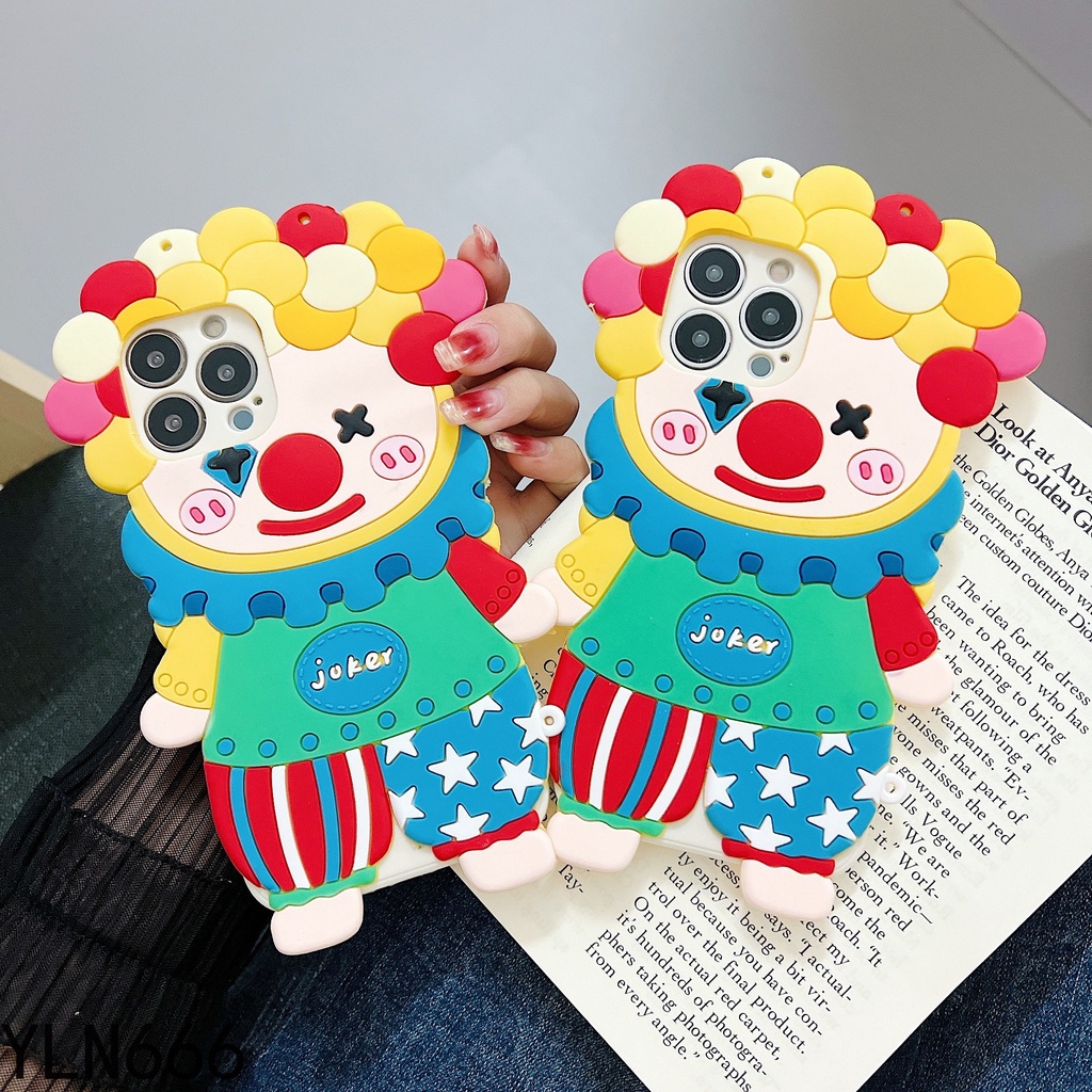 Ốp Điện Thoại Hình Chú Hề Cho OPPO Reno 7 7Z 7PRO 8 8Z 8PRO 6 6Z 6PRO 5 5Z 5PRO 5F 4 4F 4PRO 4Z 4SE 3 2 2Z 2F LITE R15 R17