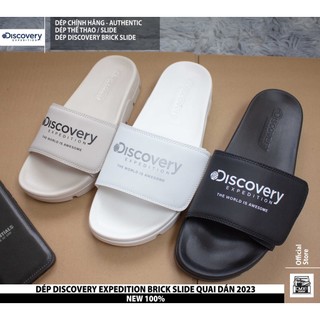 😘 [ HÀNG CHÍNH HÃNG ] Dép Discovery Expedition Brick Slide ( BEIGE - TRẮNG - ĐEN ) - REAL AUTHENTIC 100%