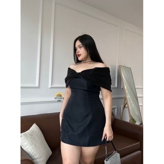 Size m - l - xl) s007 - váy nơ đen bigsize