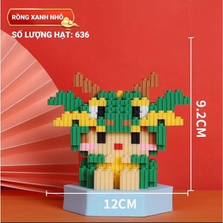Lắp Ráp 3D 12 Con Giáp Mini Mô Hình Thìn