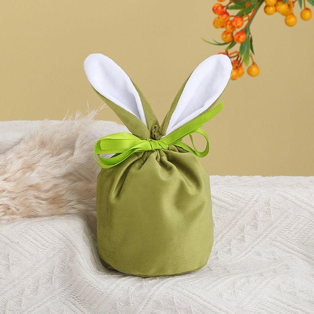 LAKAMIER Set 2 Túi Đựng Quà Hình Thỏ Phục Sinh Dễ Thương