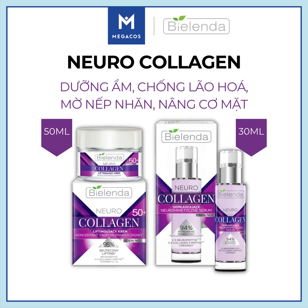 Serum & kem dưỡng chống lão hóa, làm đầy da Bielenda | SERUM NEURO COLLAGEN