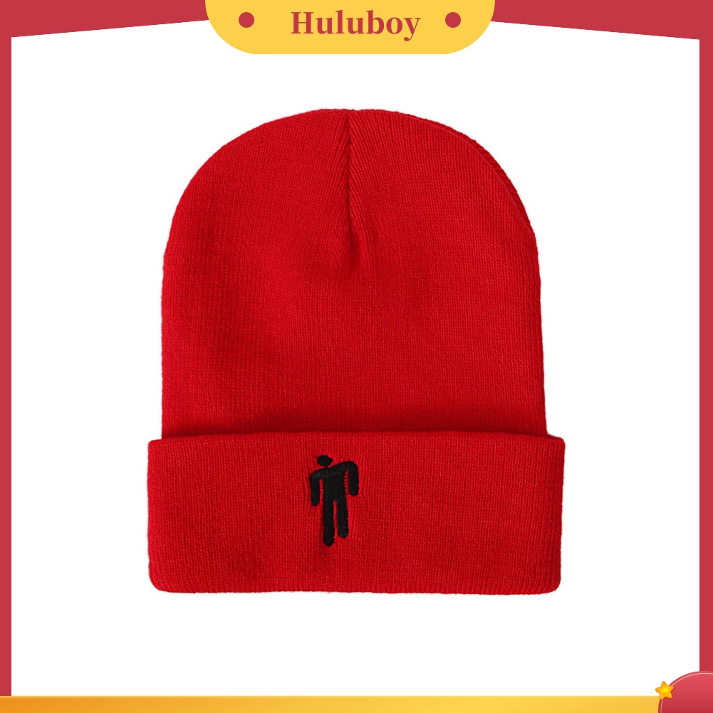 Mũ Len Beanie Mềm Mại Thêu Họa Tiết Thời Trang Thu Đông Cho Nam Nữ
