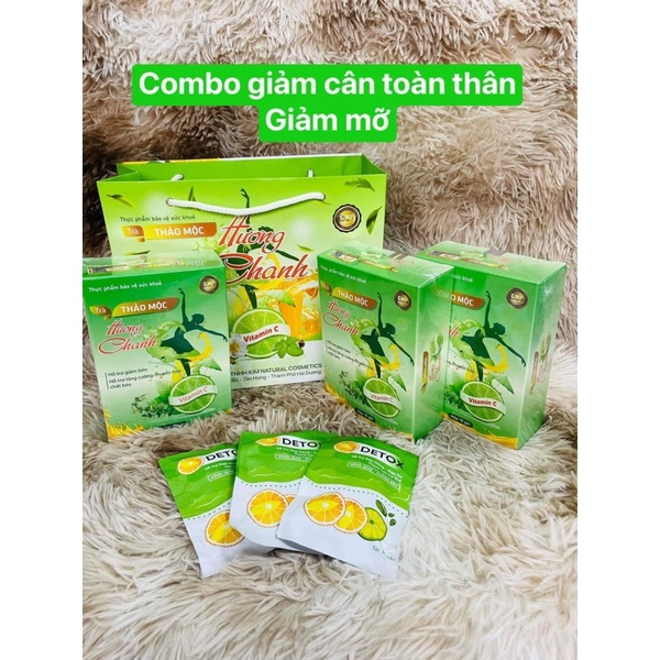 GIẢM CÂN hương chanh( tặng kẹo xổ mỡ khi mua ltr) kem detox đẹp da