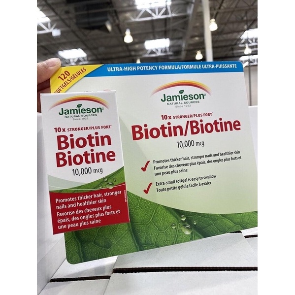 Viên uống Biotin kích thích mọc tóc, đẹp móng