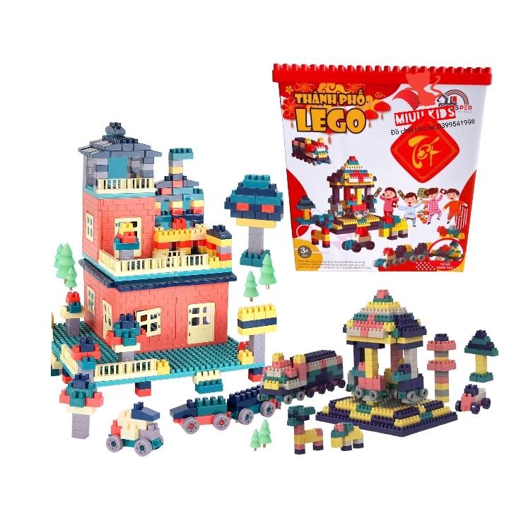 Xếp Hình Lego Nhiều Mảnh Ghép Cho Bé Sáng Tạo Phát Triển Kỹ Năng Tư Duy