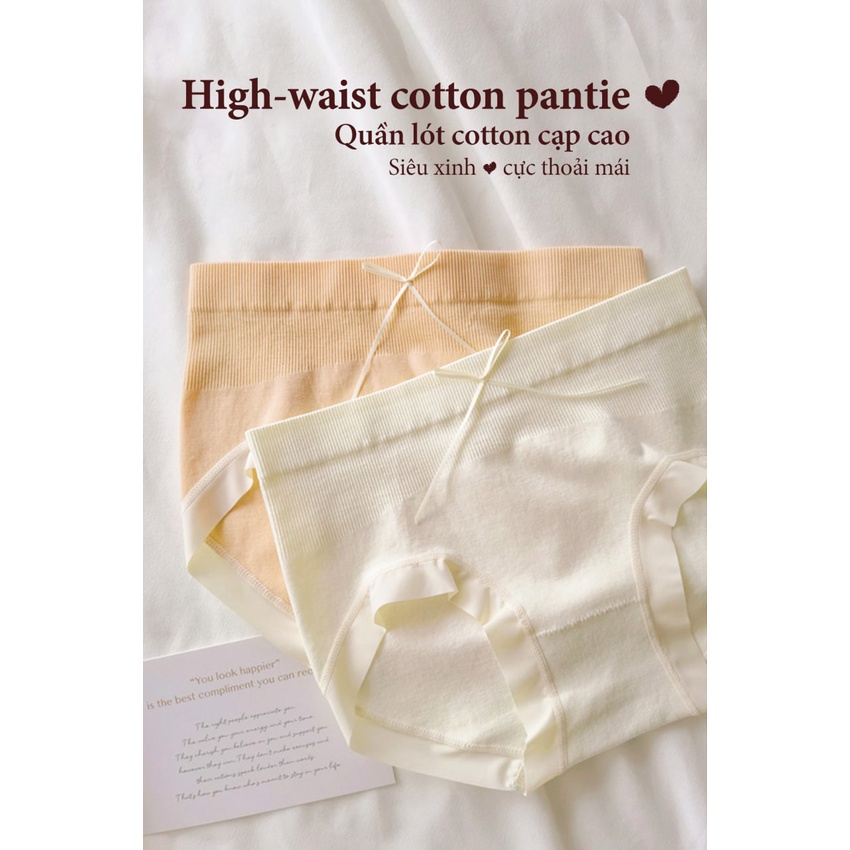 Quần lót nữ-Quần lót cotton thoáng khí co giãn 4 chiều Lylylorem QL211