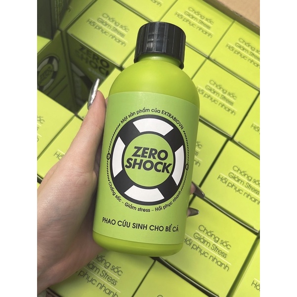 Extra Bio ZERO SHOCK - CHÔNG SỐC - GIẢM STRESS - HỒI PHỤC NHANH CHO CÁ CẢNH 250ml