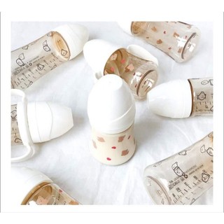 (TÁCH SET) Bình sữa gấu Grosmimi Dottodot 200ml/300ml