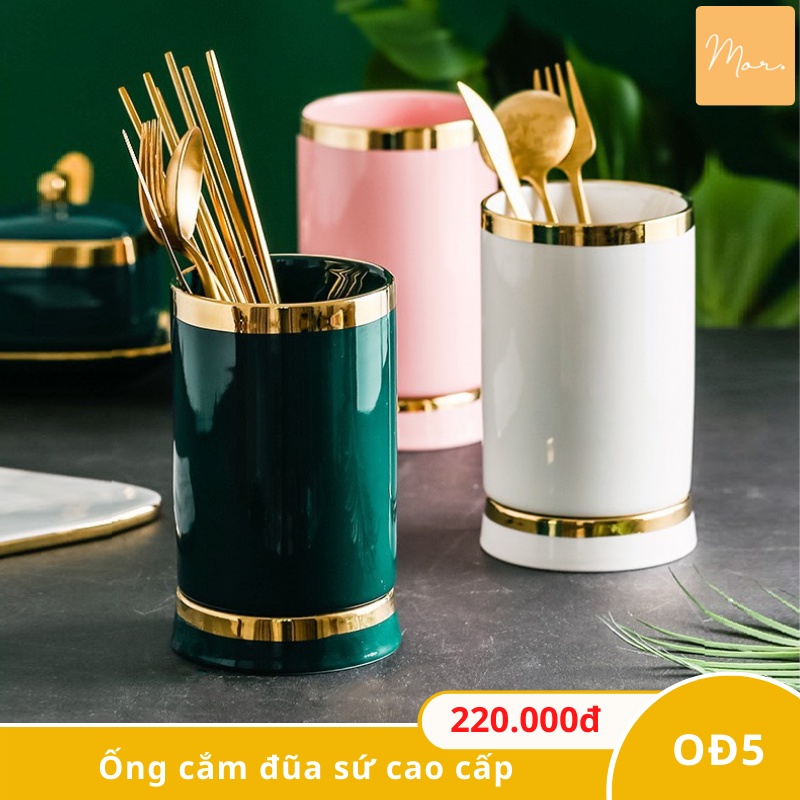Ống cắm đũa sứ cao cấp