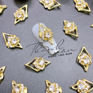 Charm nhọn đính đá sáng cao cấp - phụ kiện nail- dụng cụ gắn móng