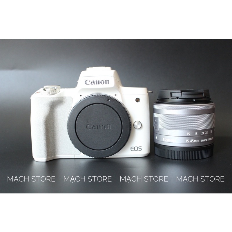 MÁY ẢNH CANON EOS M50 + LENS 15-45MM F/3.5-5.6 IS STM