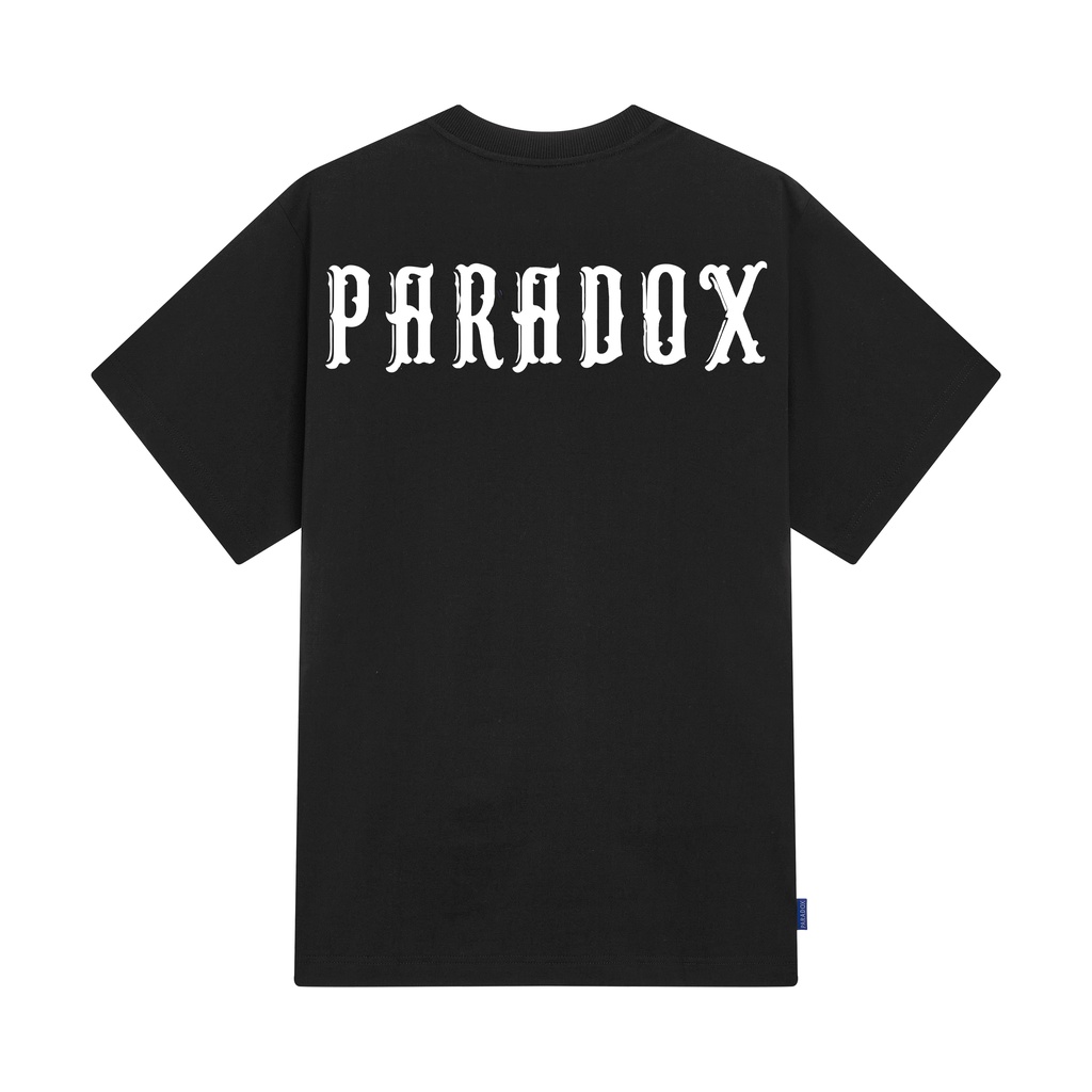 Áo thun form rộng Paradox tay lỡ - Unisex - In hình - BROTHERS TEE - Đen, Trắng