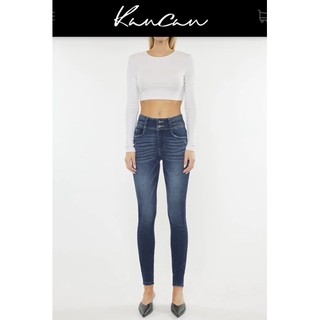 Quần jeans dáng ôm màu xanh đậm xuất khẩu - Thanh lý vnxk