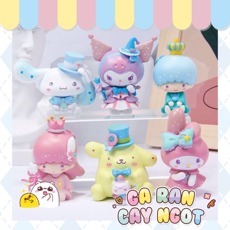 Mô hình PVC 4.2~5.5cm Sanrio Cinnamoroll Sanrio Gà Rán Cay Ngọt đáng yêu dễ thương để bàn trang trí
