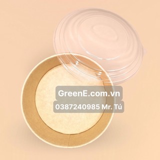 Combo 50 Tô giấy Kraft 1000ml (có nắp)