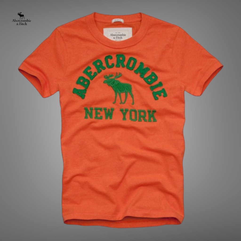 MUA 1 ÁO TẶNG 1 VỚ - Áo thun A@bercrombie & F@itch Nam tay ngắn T-Shirt MS110