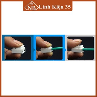 Cầu nối dây điện 3P (từ nhựa PP trắng) - 1 chiếc