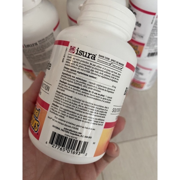 VIÊN UỐNG BỔ SUNG KẼM ZINC 50mg 120 VIÊN CỦA FACTOR NATURALS