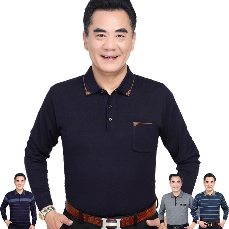 Áo thun polo nam tay dài đủ màu ATND04