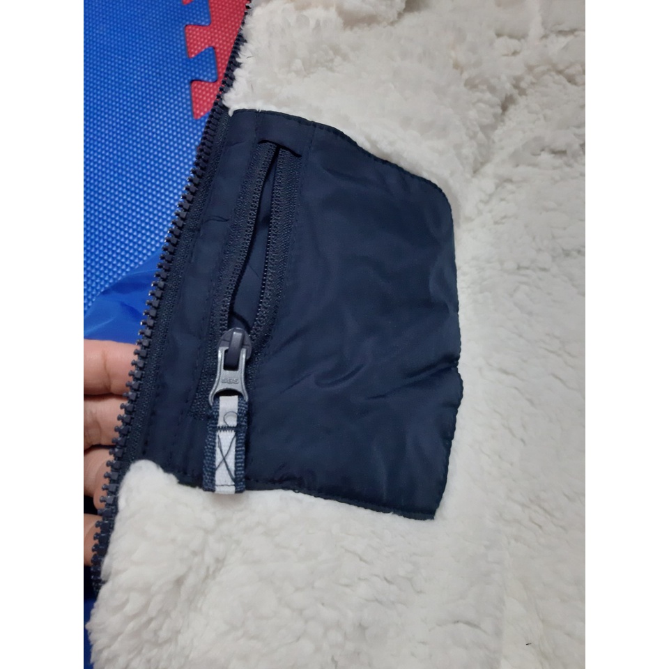 Áo phao George xuất dư xịn 2 mặt lót lông cực ấm cho bé SZ 2-14T