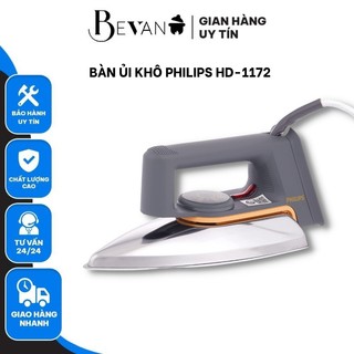Bàn ủi khô tự ngắt an toàn dẫn nhiệt nhanh Philips HD-1172 lướt êm ái trên mọi loại vải công suất 1000W - Bevano