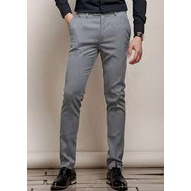 Quần tây âu nam màu xám kiểu dáng trẻ trung chất vải cao cấp