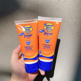 Combo 2 kem chống nắng banana boat sport ultra spf100 pa++++ 90ml date 3/2025