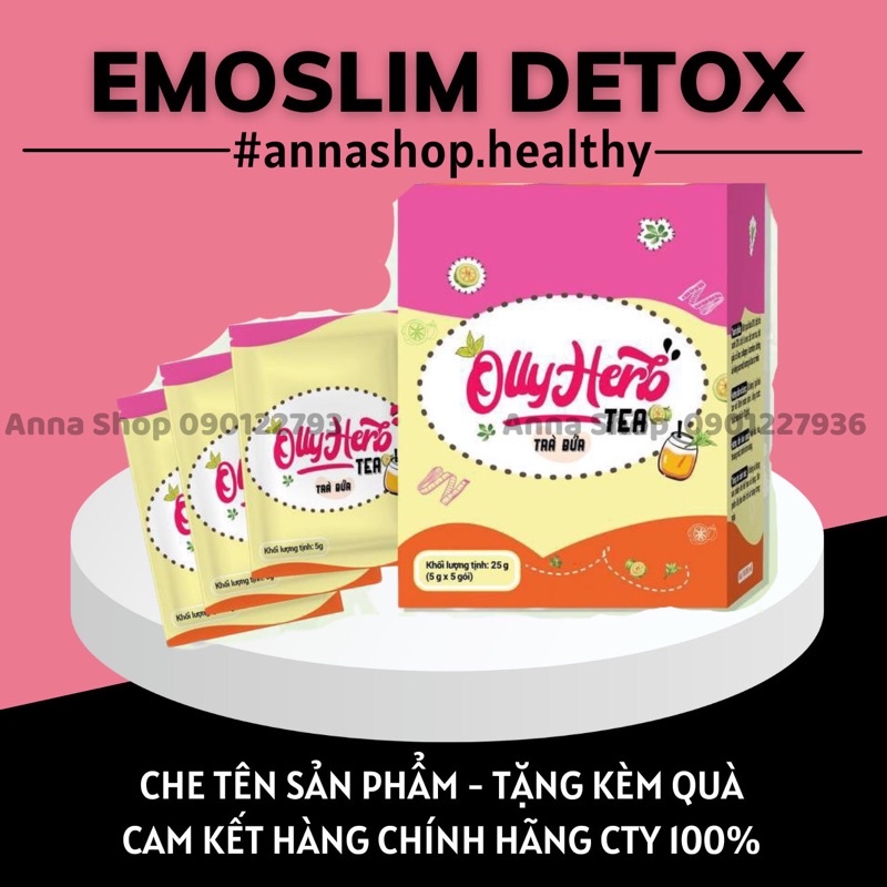 (OLLY HERB) TRÀ BỨA VỊ BÍ ĐAO GIỮ CÂN Tặng Thêm Quà thun cột tóc