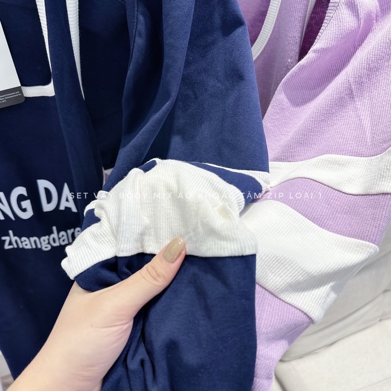 [ 𝐅𝐑𝐄𝐄 𝐒𝐇𝐈𝐏 ] combo nguyên sét 2 món lun ạ  ❌❌❌ Set body mix áo khoác chuẩn trend năm nay