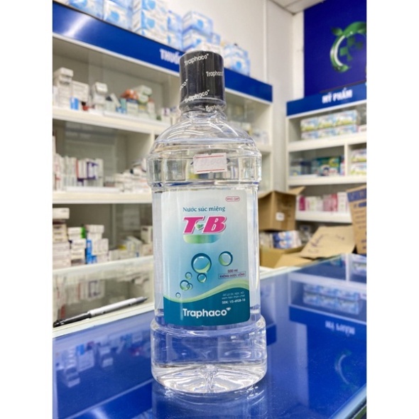 NƯỚC SÚC MIỆNG T-B TRAPHACO - CHAI 500ML -Chính Hãng