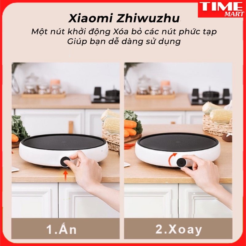 [CHÍNH HÃNG] Bếp điện từ tròn Xiaomi Mijia DCL002CM Bảo hành 6 tháng. An toàn tiện lợi gia đình [TIME_MART siêu thị tiện