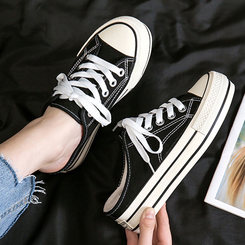 One Giày Lười Đế Dày Thoáng Khí Phong Cách Hàn Quốc Cho Nữ