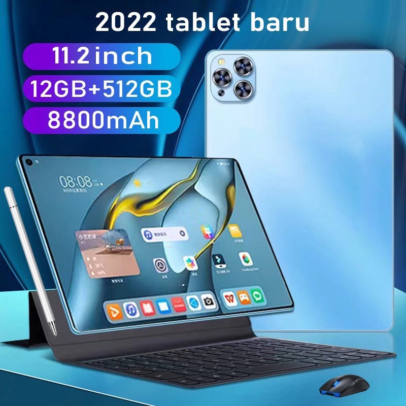 Máy tính bảng HP mới 12GB+512GB 11.2inch pro 11 tab máy tính bảng học văn phòng giải trí giá rẻ tablets d