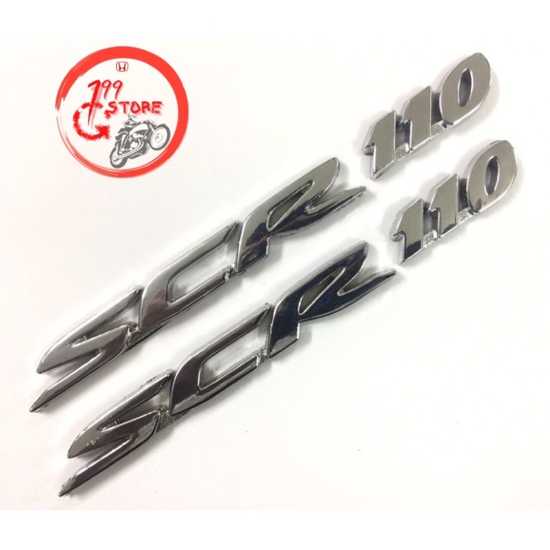 Tem DÁN XE ỐP SƯỜN Honda SCR 110