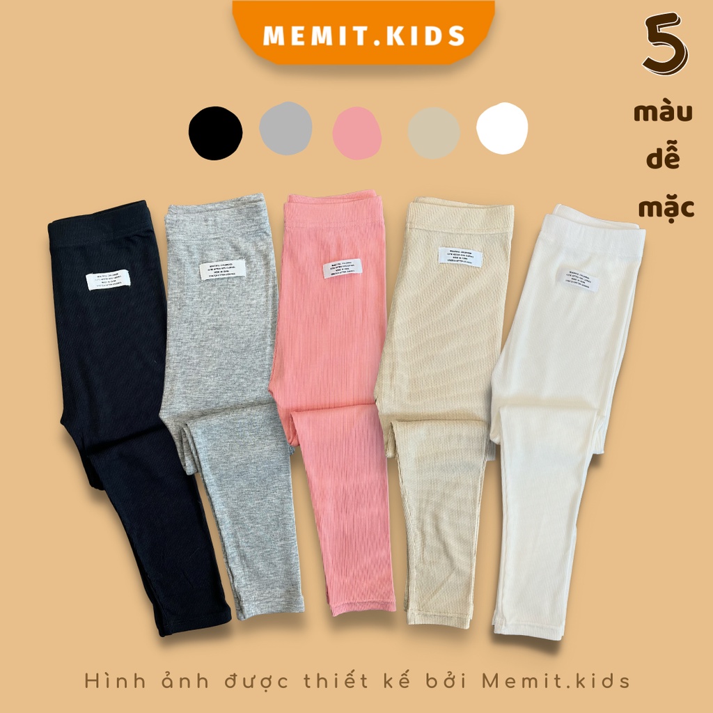 _MEMIT_legging có thể mặc cùng chân váy, chất thun mềm, ôm chân tôn dáng