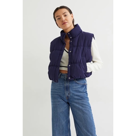 Áo Gile Nữ Dáng Ngắn Cropped HaM