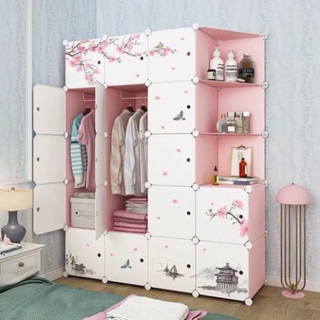 [Giá RẺ] Tủ Nhựa Lắp Ghép Đa Năng 20 Ô To Sâu 47cm  . Tủ  Quần Áo rẻ đẹp ( nhiều màu)