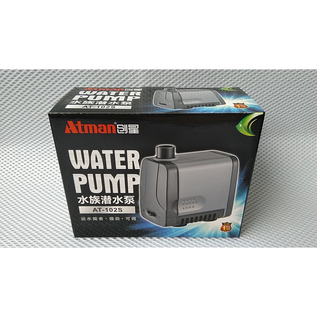 Máy bơm Atman 102S, 6W-500L/hr dùng cho bể cá.