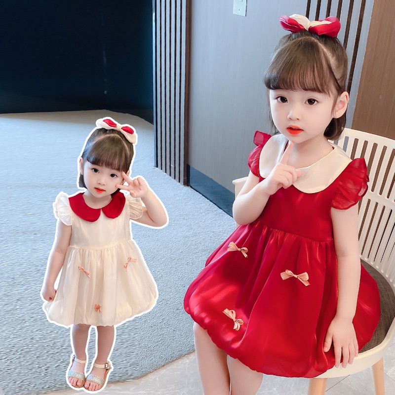 Đầm Công Chúa Thời Trang Năm Mới Cho Bé Gái