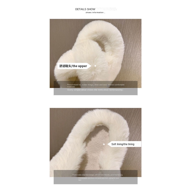 Dép Bông Đi Trong Nhà Phong Cách Hàn Quốc Thời Trang Xuân Hè Mới 2023