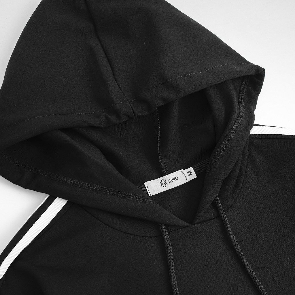 Váy mũ rút dây GUNO 23DVAY01 váy thu đông có mũ váy thể thao umi Hàn GUNO chính hãng