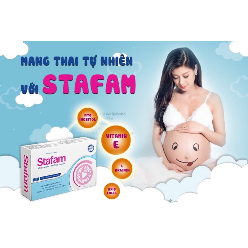 [Dễ Dàng Đậu Thai] 3 Bổ Trứng STAFAM Tăng Đậu Thai,Tăng Chất Lượng Trứng, Cân Bằng Nội Tiết Tố, Bổ Trứng, Điều Kinh