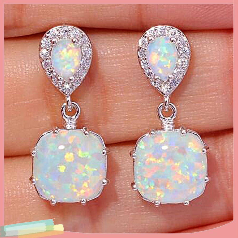 Khuyên tai nữ đính ngọc thời trang