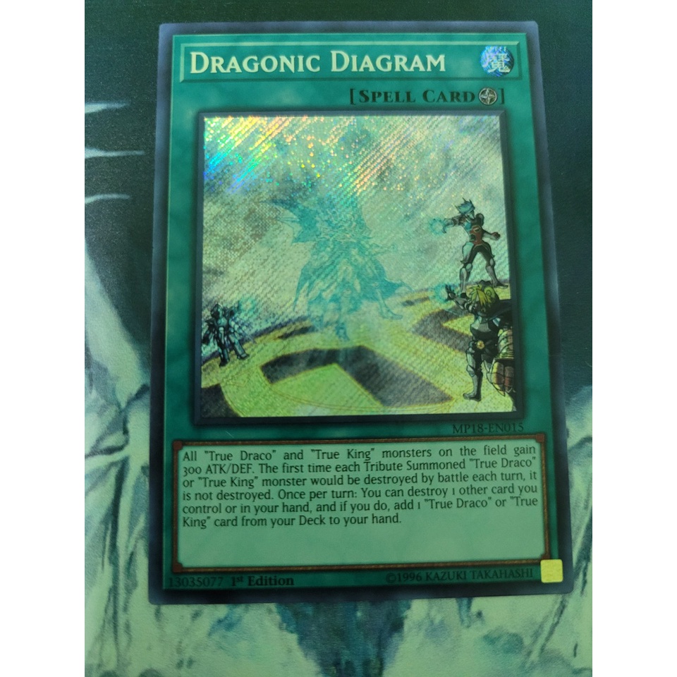Thẻ bài Yugioh - TCG - Dragonic Diagram / MP18-EN015'