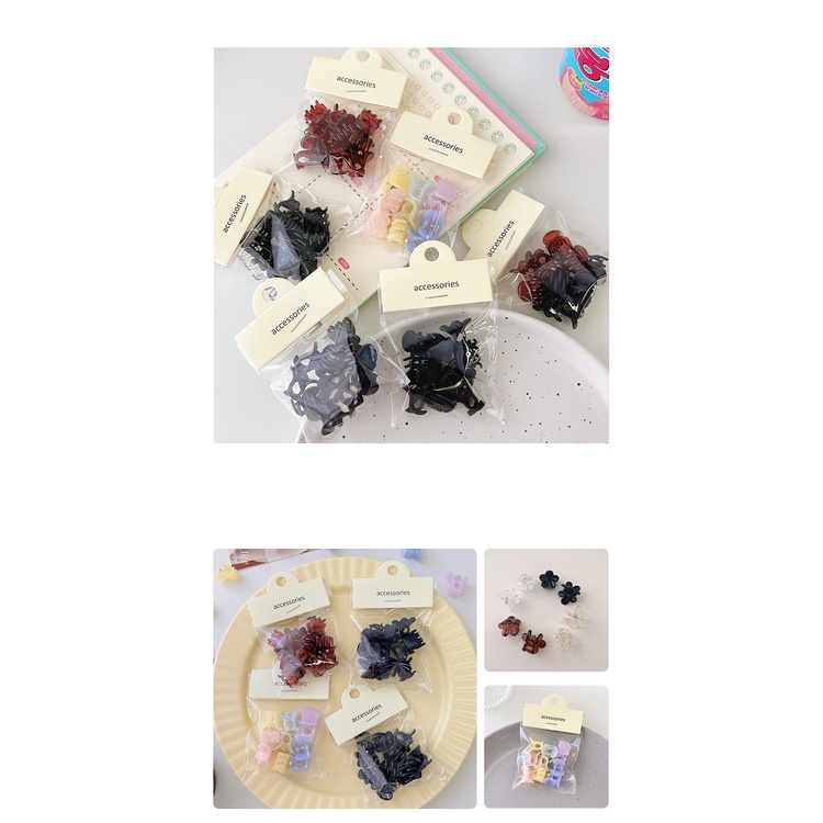 Kẹp Tóc Càng Cua Mini Hàn Quốc Hoa Phụ Kiện Thời Trang Cho Nữ AB212