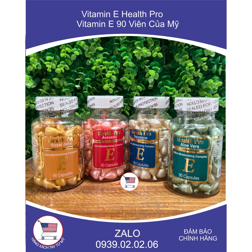 Vitamin E Health Pro Vitamin E 90 Viên Của M