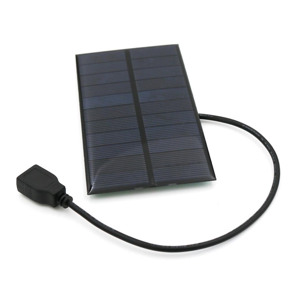 Tấm Pin Năng Lượng Mặt Trời 1 65W Kèm Sạc USB Chuyên Dụng Cho Leo Núi / Cắm Trại